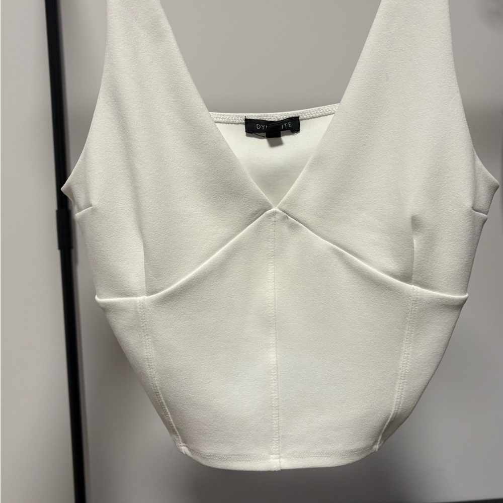 Dynamite Cream V-Neck Camisole